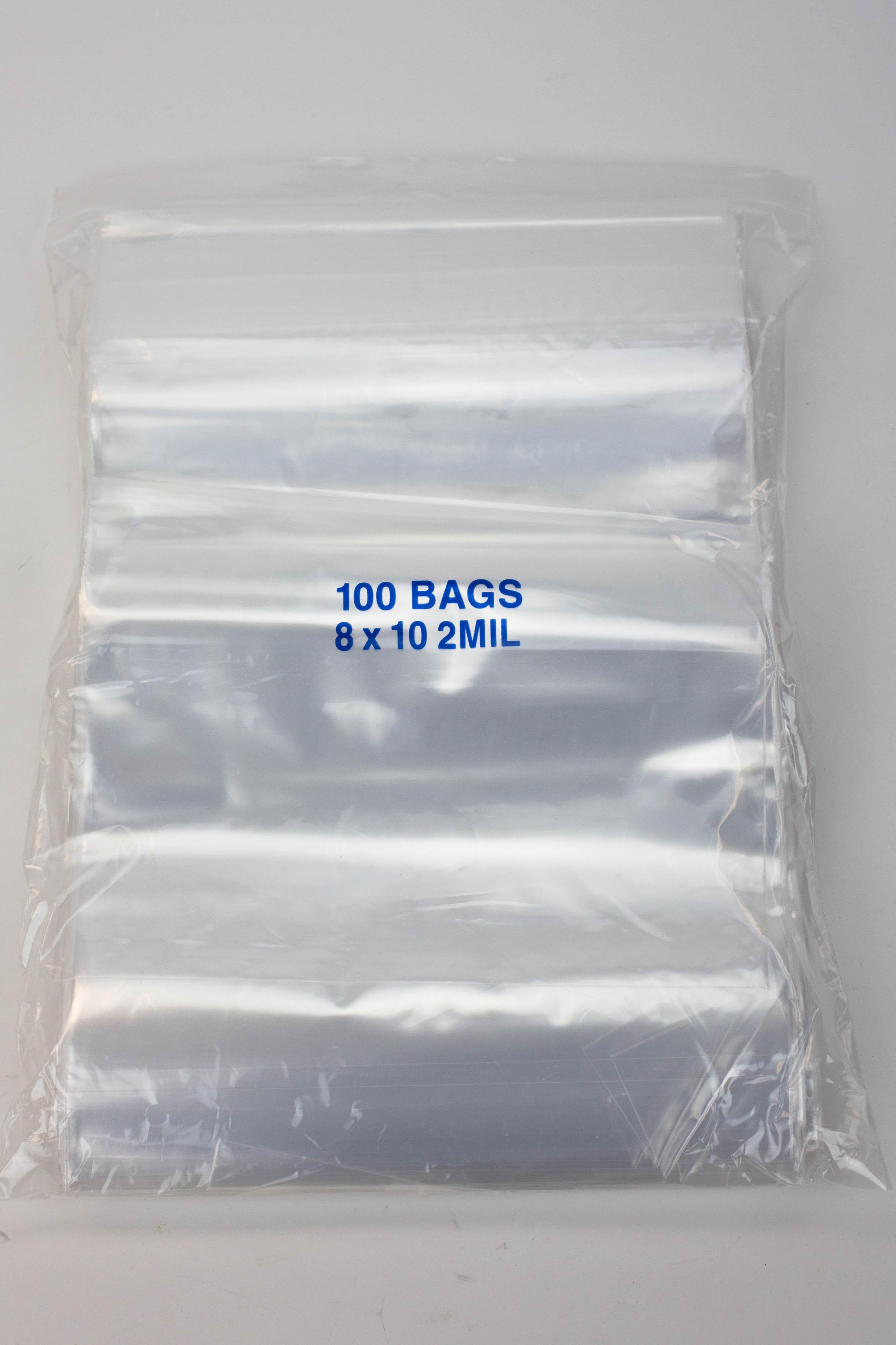 2 MIL Reclosable Zipper Bags