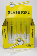 5.5" Glass tube pipe TP002 Box of 24