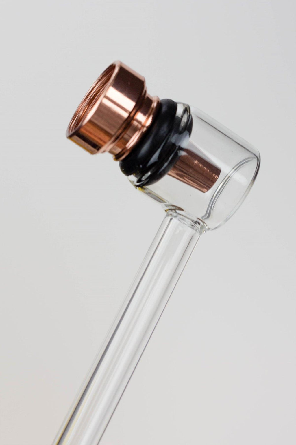 5.5" Glass tube pipe TP004 with metal screen Box of 24