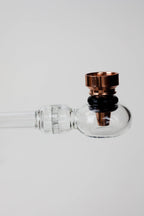 5.5" Glass tube pipe TP005 with metal screen Box of 24
