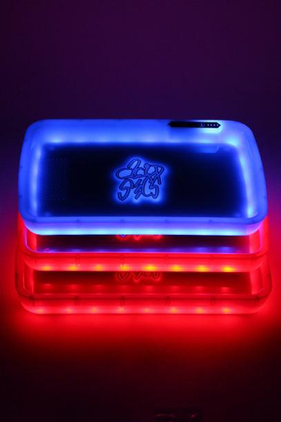 Acid Secs LED Rolling Tray with Grinding Pad