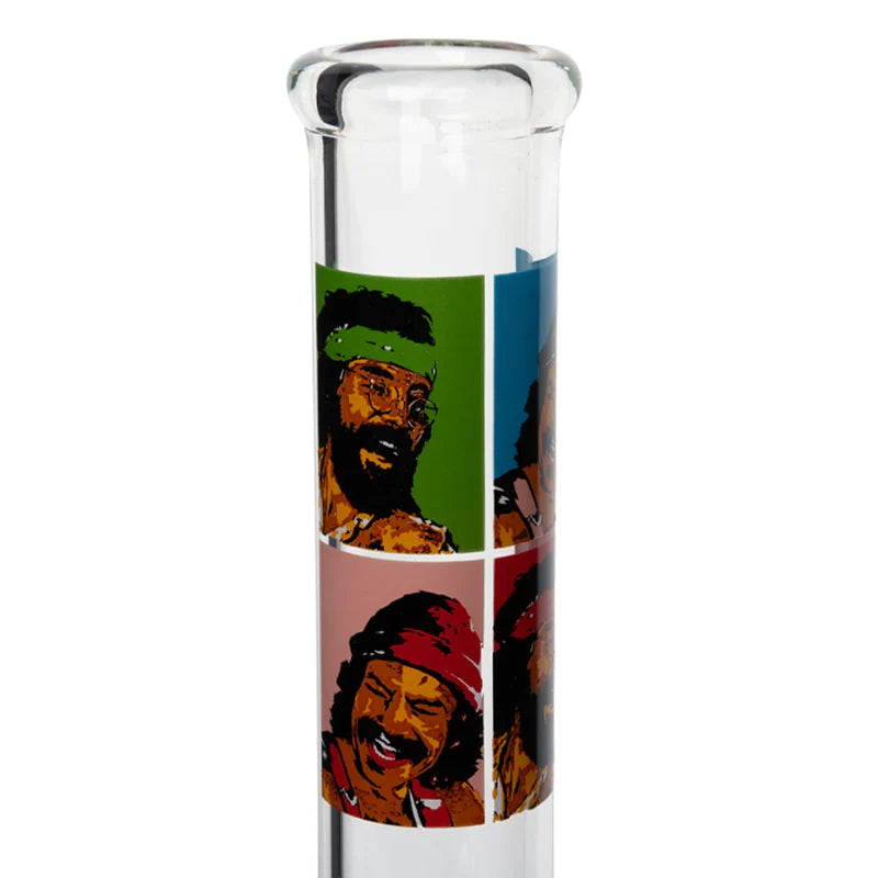 Cheech & Chong® Glass | 15" Pop Art Beaker Base Water Pipe CC154