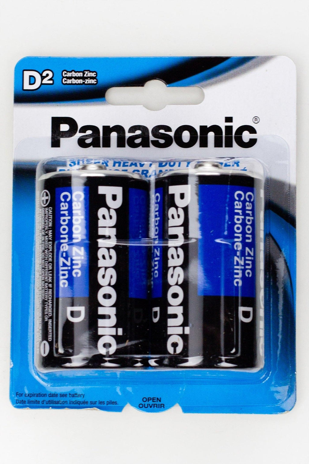 Panasonic Super Heavy duty power D2 Batteries Box of 12