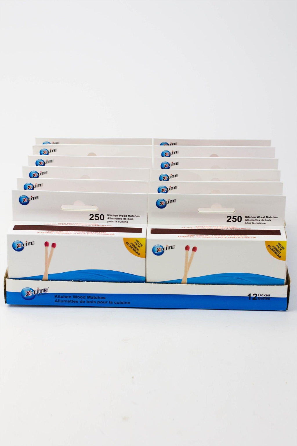 X-lite 250 kitchen wood matches MAT-250 Box of 12