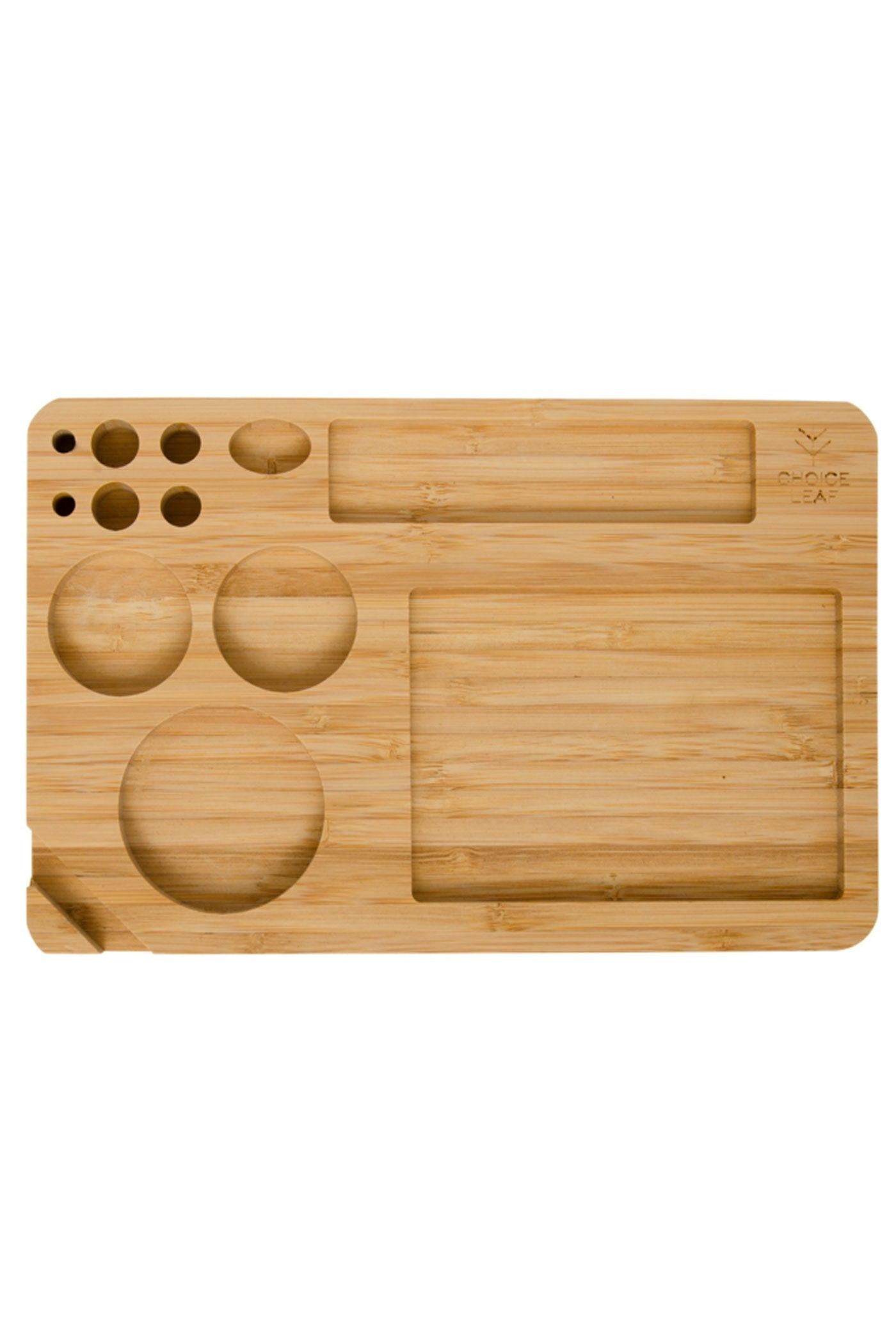 Choice Leaf Wood Rolling Tray