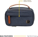 Herb & Mary | Smell Proof Accessories Storage Stash Case w/Integrated Combo Lock (Small)