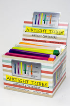 Airtight smell proof 140 mm tubes  Box of 48 ( PT1072 )
