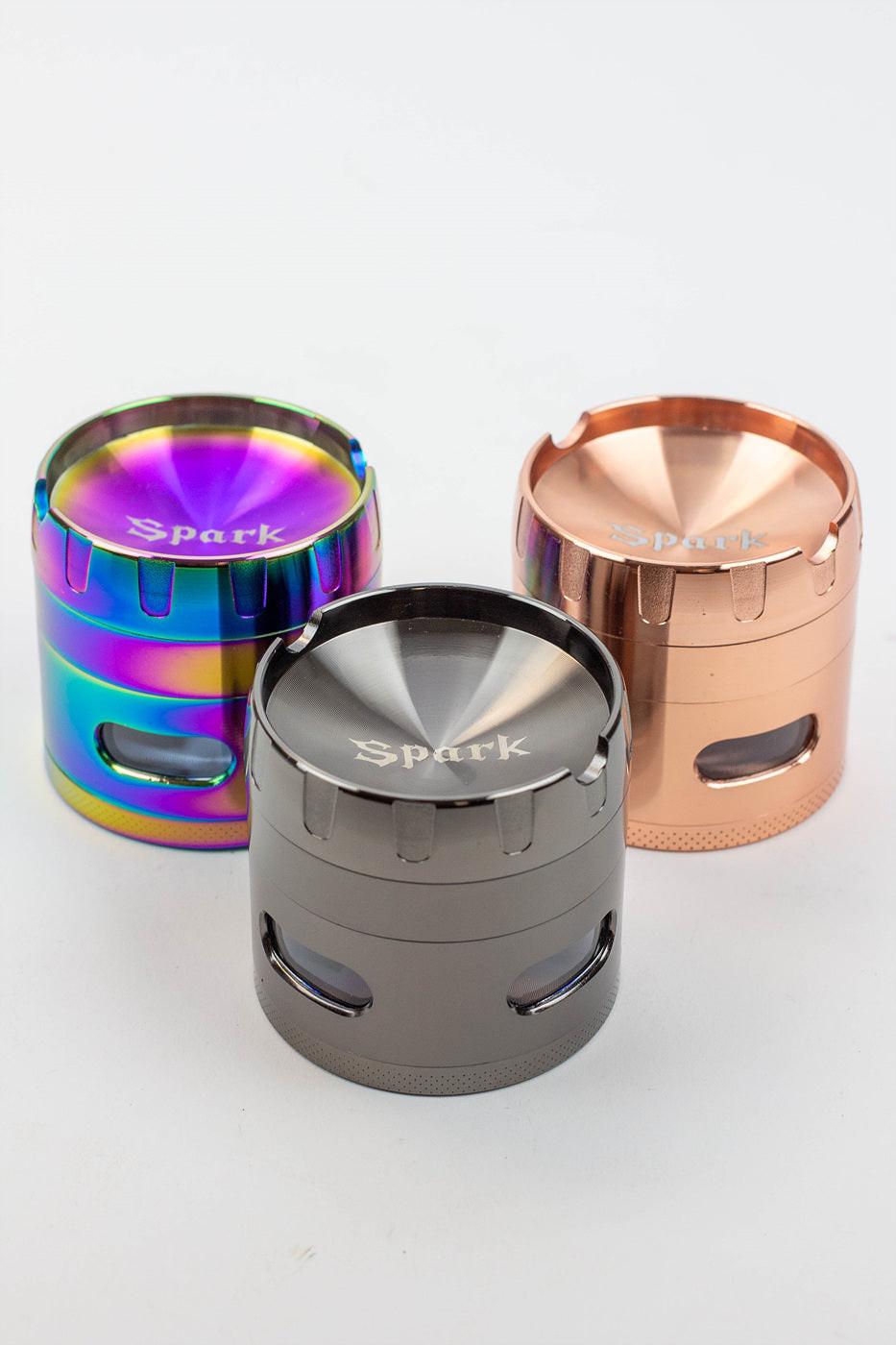 SPARK 4 Parts grinder with side window
