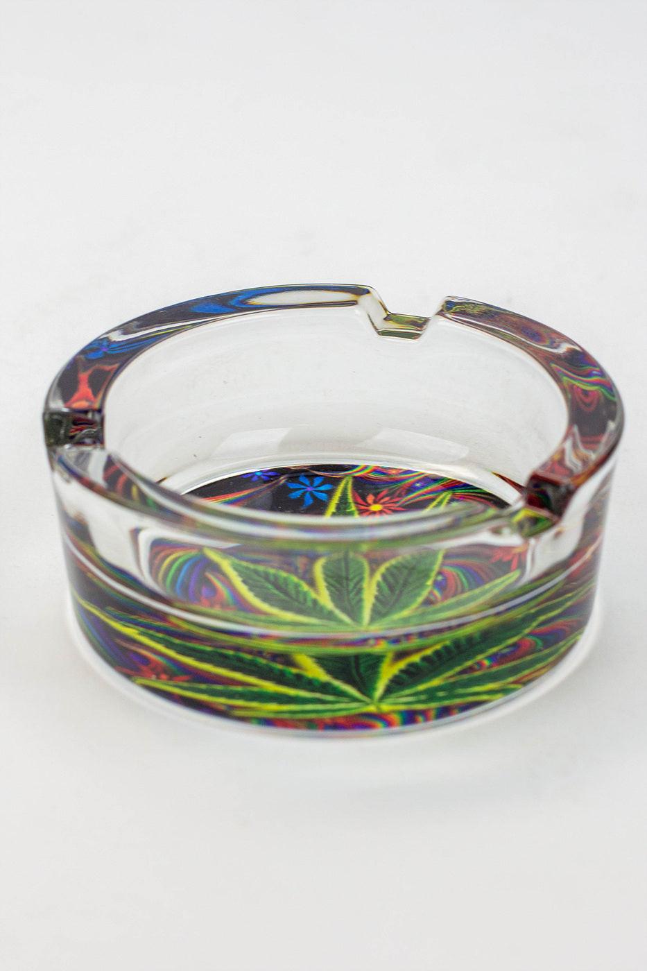 Round glass ashtray Box of 6