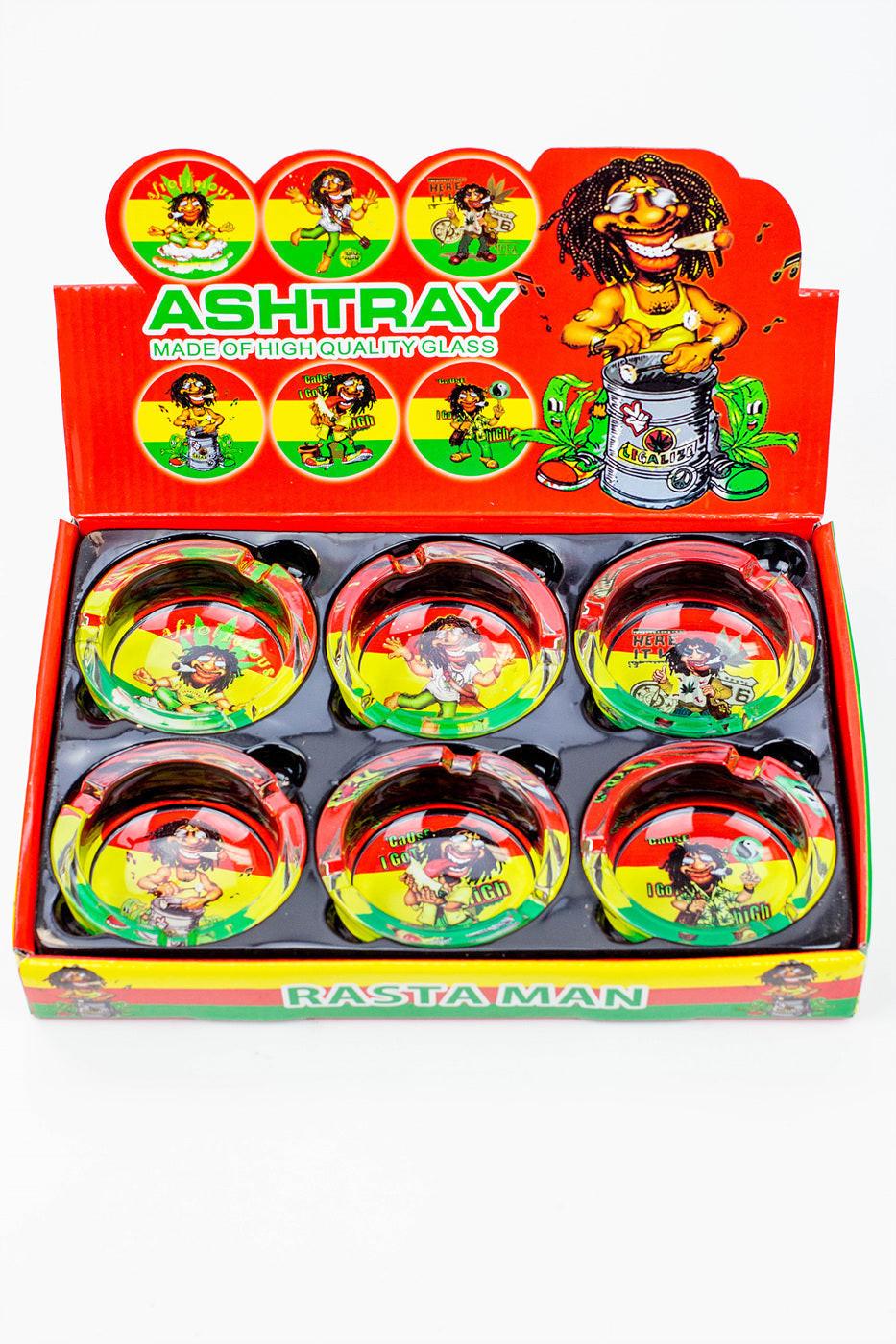 Round glass ashtray Box of 6 Secondary image