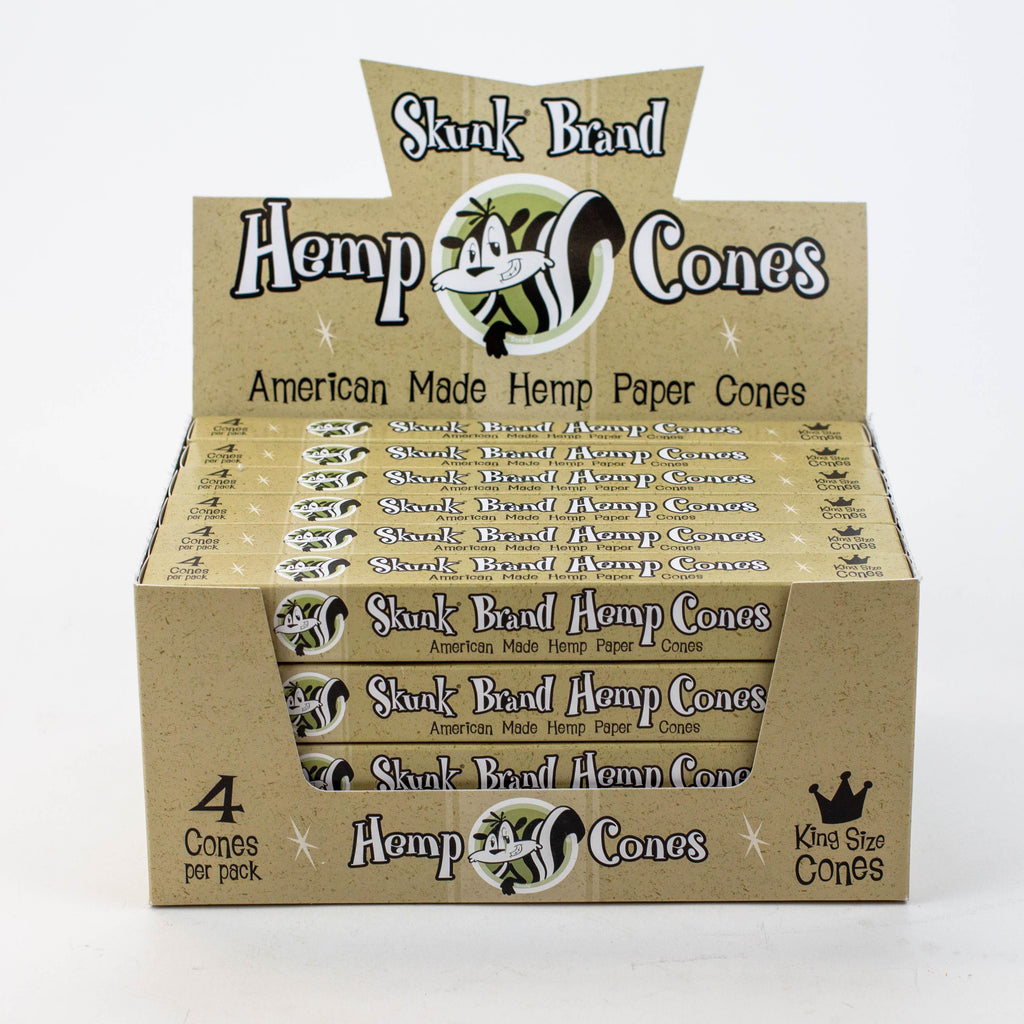 Skunk Brand King size hemp cone Box of 24