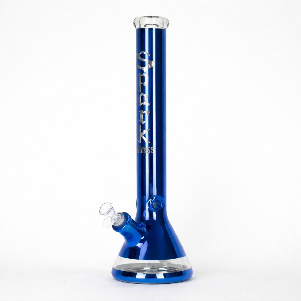 SPARK | 18" 7 mm metallic classic beaker bong
