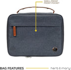 Herb & Mary | Smell Proof Accessories Storage Stash Case w/Integrated Combo Lock (Large)