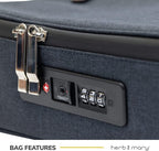 Herb & Mary | Smell Proof Accessories Storage Stash Case w/Integrated Combo Lock (Large)