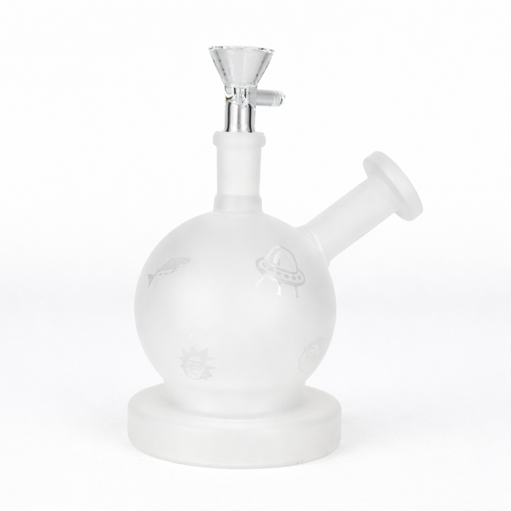 5" Frosted Glass Bubbler Secondary image