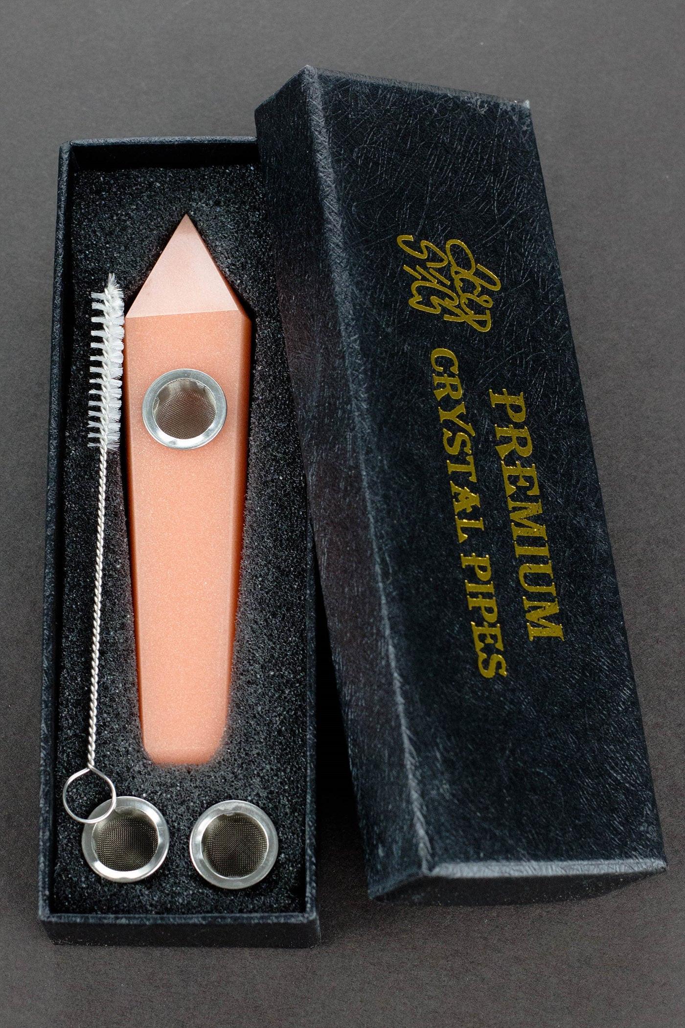 Acid Secs - Glow In The Dark Luminous Crystal Stone Smoking Pipe Secondary image