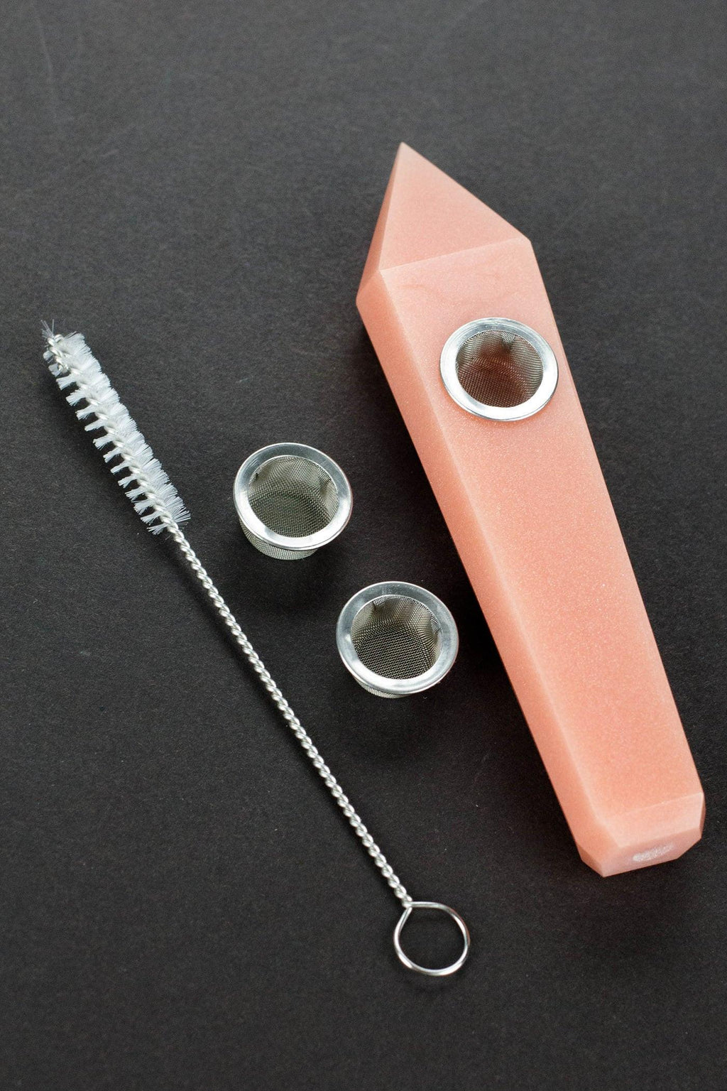 Acid Secs - Glow In The Dark Luminous Crystal Stone Smoking Pipe