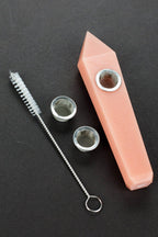 Acid Secs - Glow In The Dark Luminous Crystal Stone Smoking Pipe