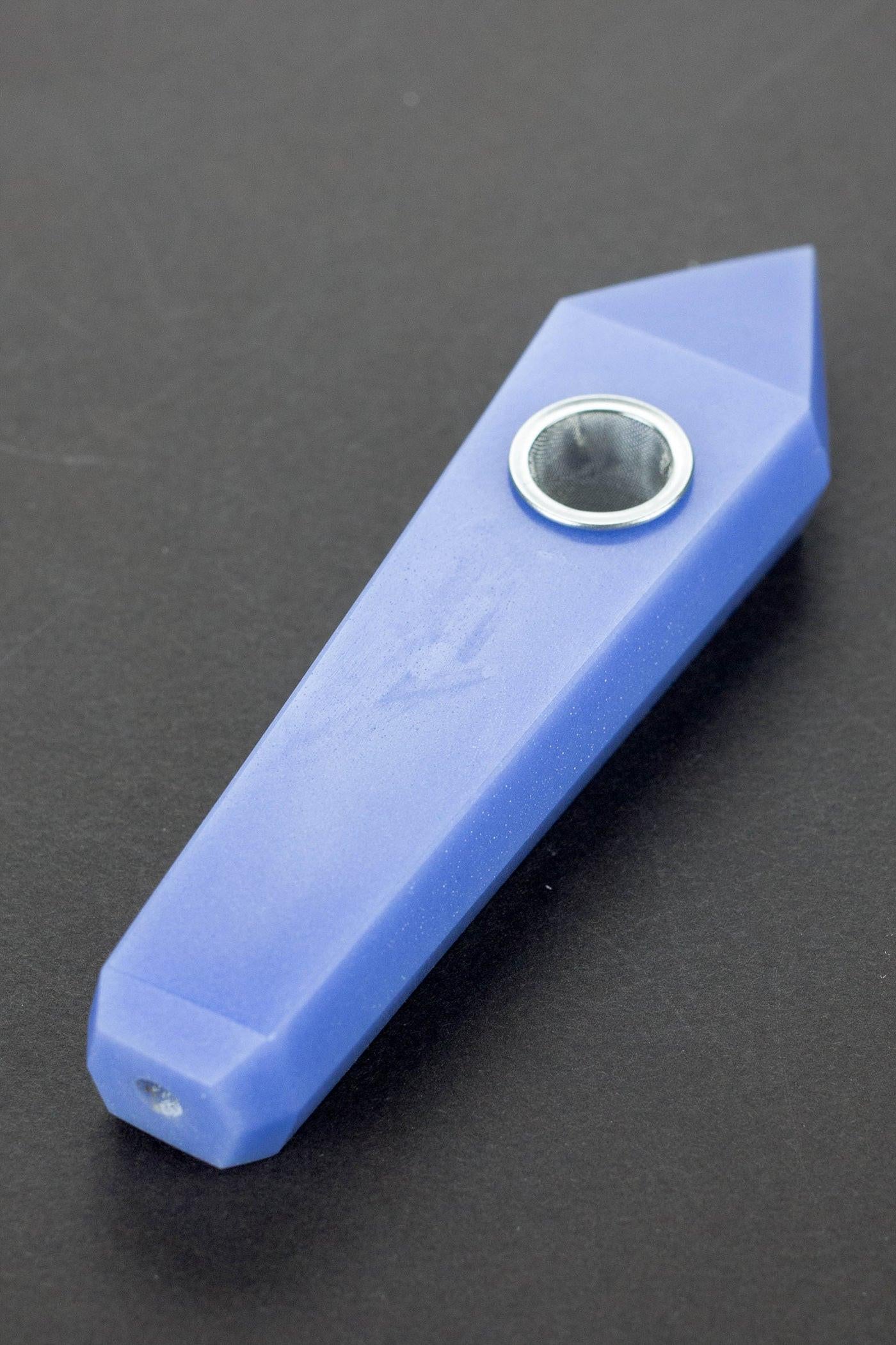 Acid Secs - Glow In The Dark Luminous Crystal Stone Smoking Pipe