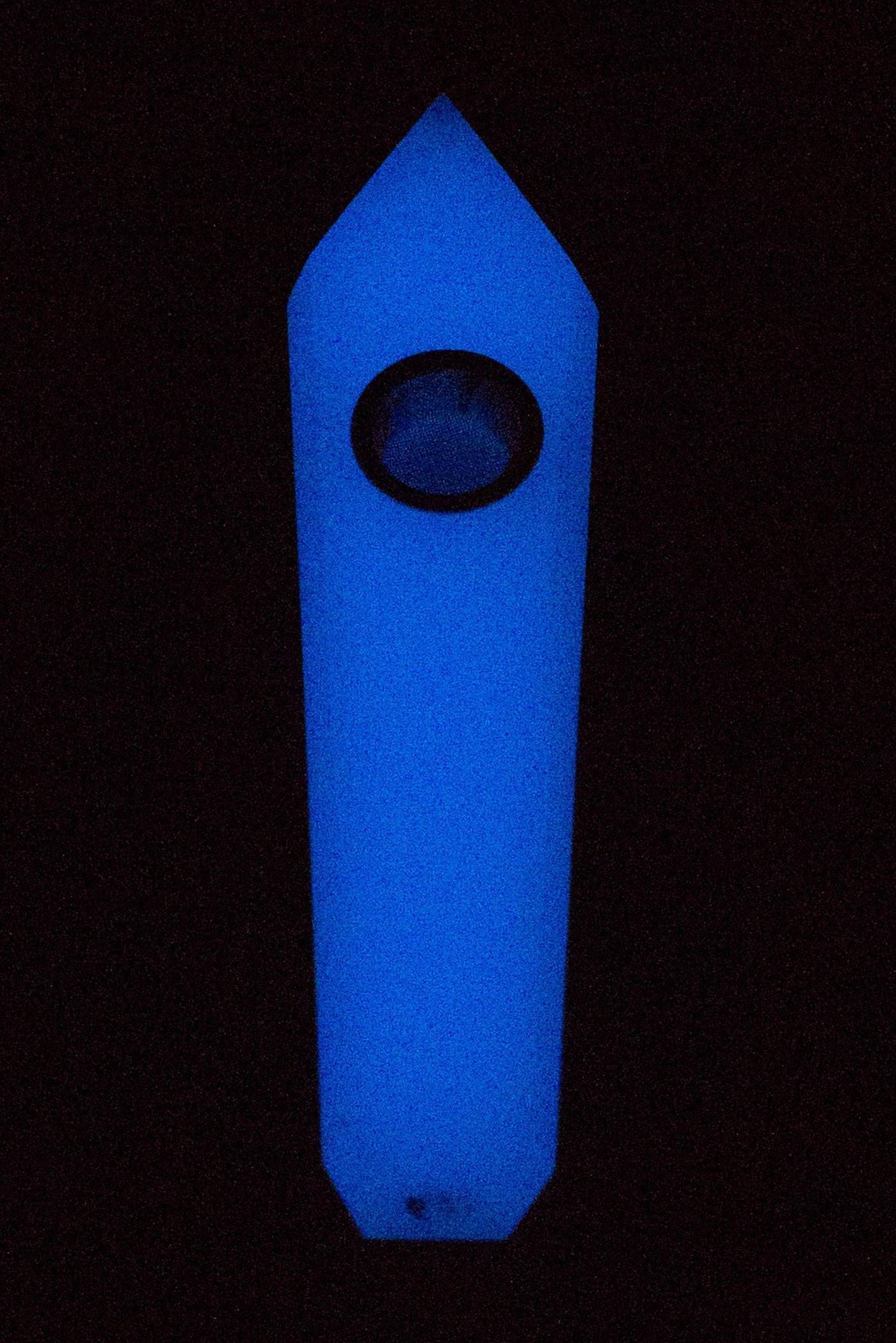 Acid Secs - Glow In The Dark Luminous Crystal Stone Smoking Pipe