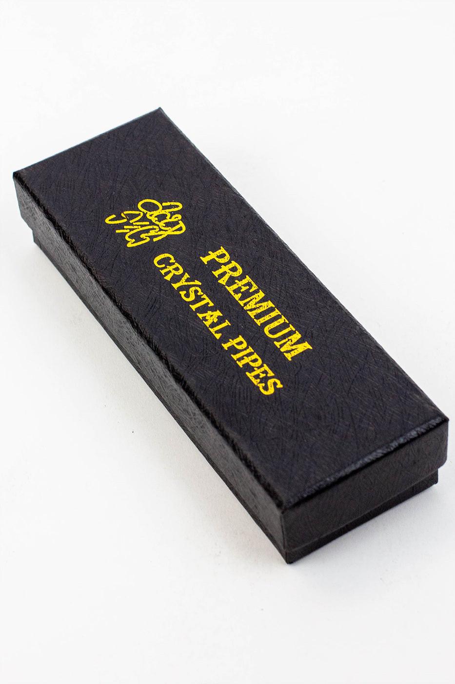 Acid Secs - Crystal Stone Smoking Pipe with choke hole Secondary image