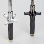 XTREME- Expandable Steel Baton with Guard / Hummer Rubber Handle / Solid Pole