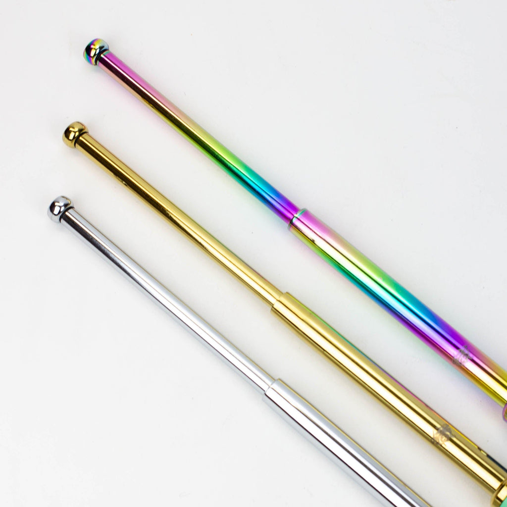 XTREME- Expandable Steel Baton / Hummer Rubber Handle / Solid Pole