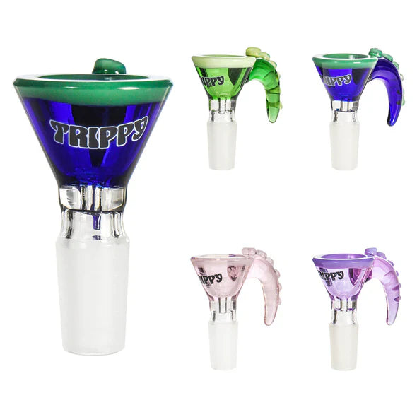 Trippy | 14mm Bowl with Horn – Assorted Color [BB-TRPY-05] Main image
