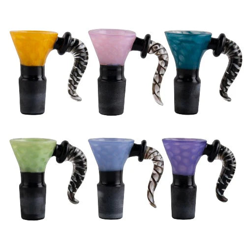 14mm Bowl With Horn And Black Joint – Assorted [BB07] / 1 pcs Main image