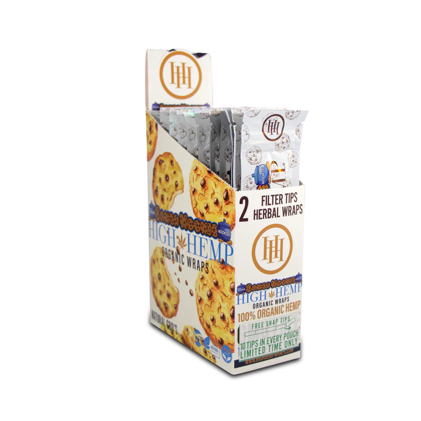 High Hemp | Organic Wraps Wraps – 2 Count (25 Packs / Box).