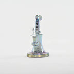 Castle Glassworks | 8.5" Bell Dab Rig – 7mm Thick Electroplated Glass (14mm Female)