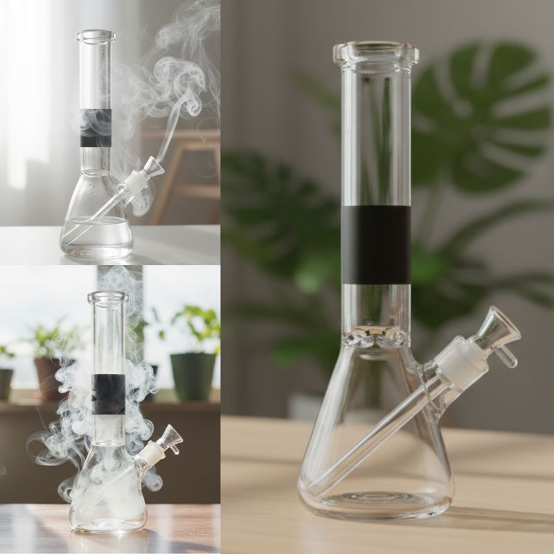 Xtreme| 14" Beaker Base 7mm Glass Bong-Dark Blue [C1035-1] Main image