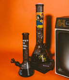 Cheech & Chong® Glass | 10" Dave's Not Here, Man Beaker Base Water Pipe [CC159]