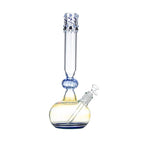 16″ Inside Out Jade Blue Color Tube Glass Bong [C2698]