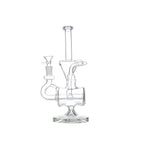11″ Clear Recycler Glass Bong with inline diffuser [C8032]