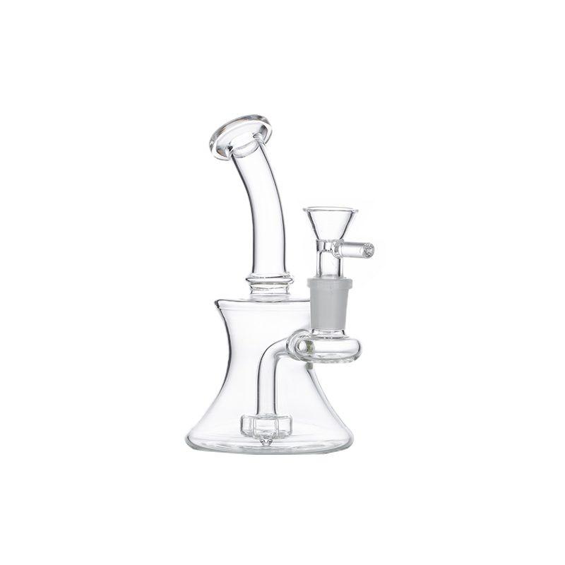 6″ Clear Glass Bong with water diffuser [DCK-017]