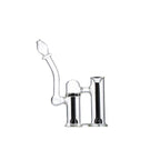 6″ Clyde Bubbler – Dual Chamber Glass Bong  [DCK-018]