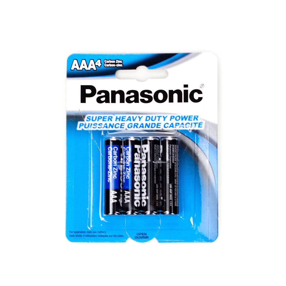 Panasonic Super Heavy duty power AAA4 Batteries Box of 12 Main image