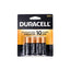 Duracell CopperTop AA4  Alkaline Batteries
