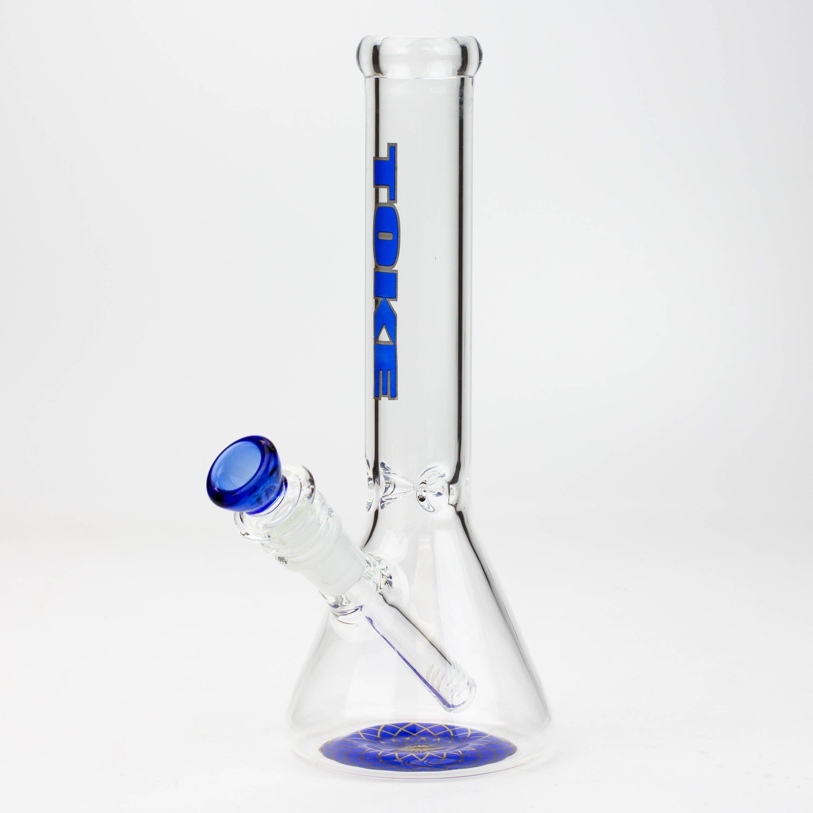 TOKE | 10" Beaker glass water bong