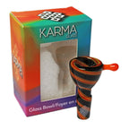 Karma | 14mm Reversal Ground Joint Glass Bowl  (Rainbow)