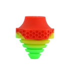 Silicone Cap - Fit For 510 Batteries - Bag of 10 Rasta Colors