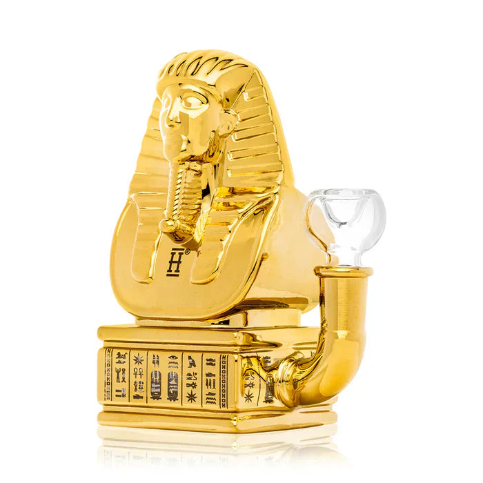 Hemper | 5.7" Ancient Egypt Bong – Pharaoh Gold Edition [PP6063LG]