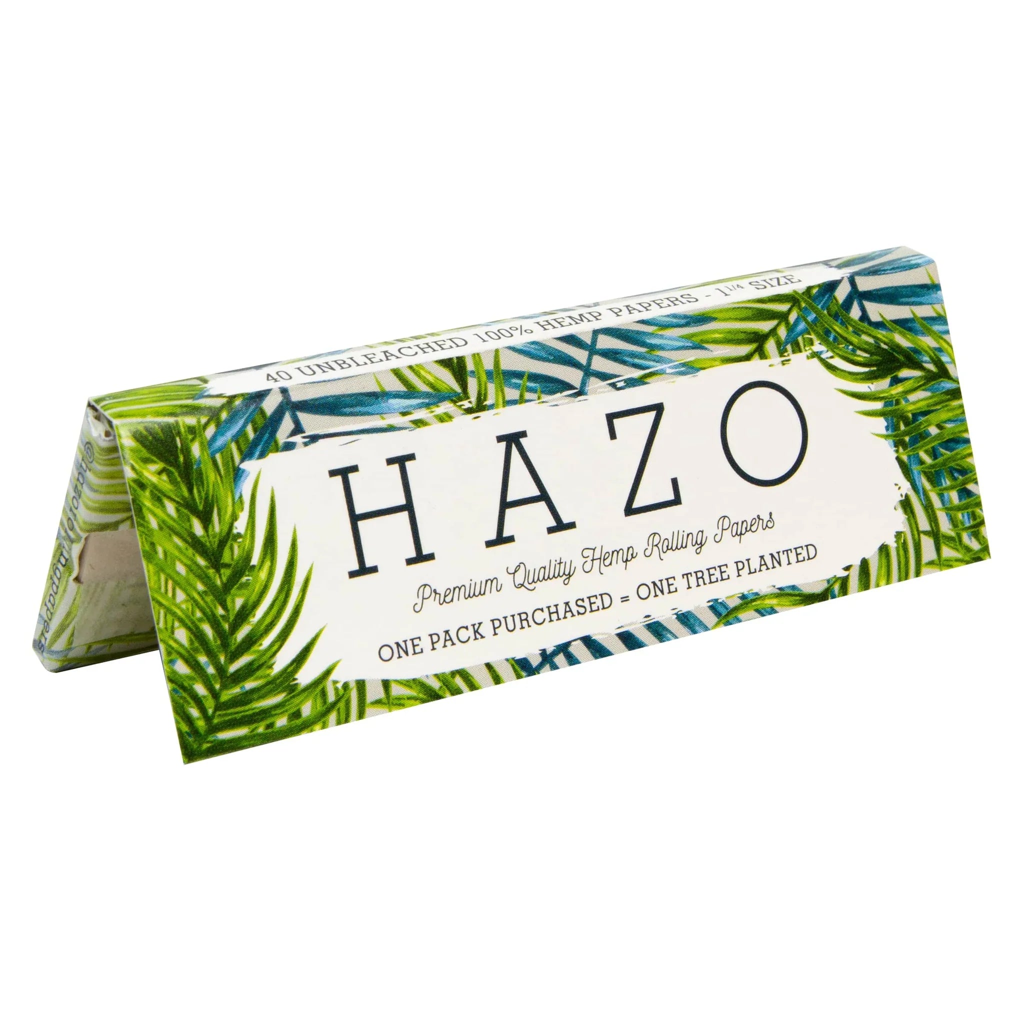 HAZO Hemp Rolling Papers | 1 1/4" - Full Display of 50x Booklets | Plants 50 Trees! Secondary image