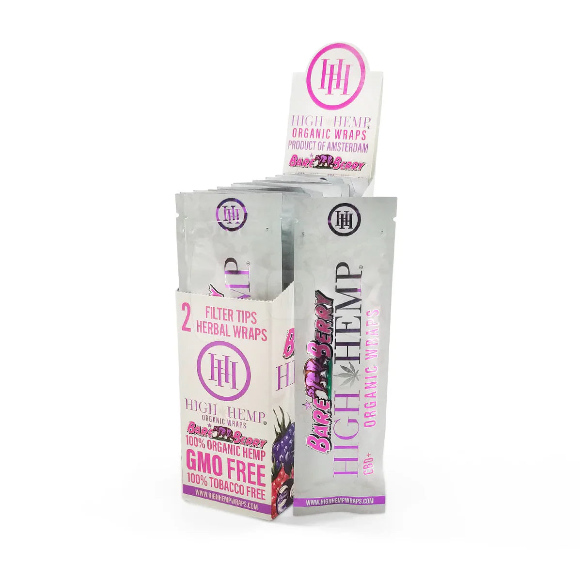 High Hemp | Organic Wraps Wraps – 2 Count (25 Packs / Box).