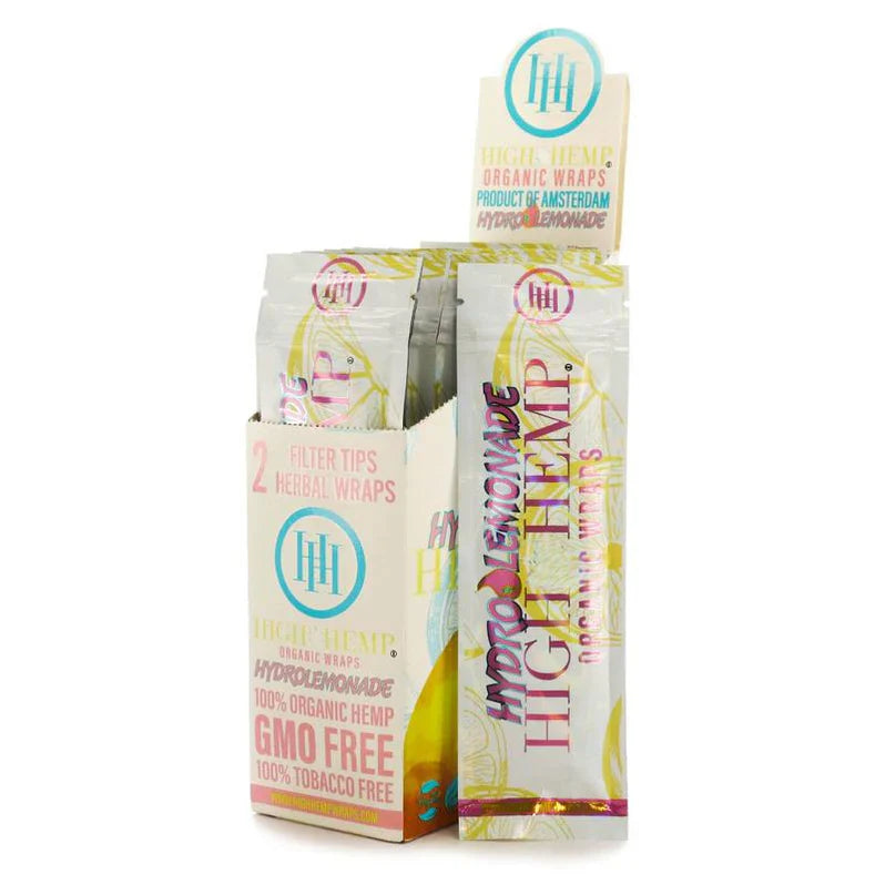 High Hemp | Organic Wraps Wraps – 2 Count (25 Packs / Box).
