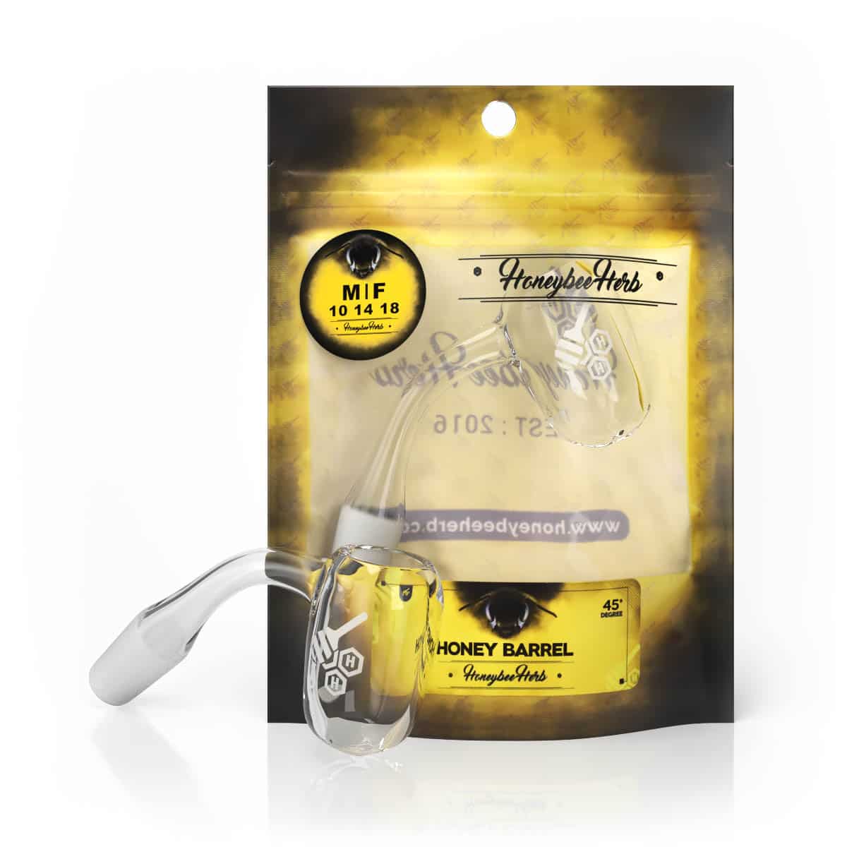 Honeybee Herb - HONEY BARREL QUARTZ BANGER - 45° DEGREE | YL Main image