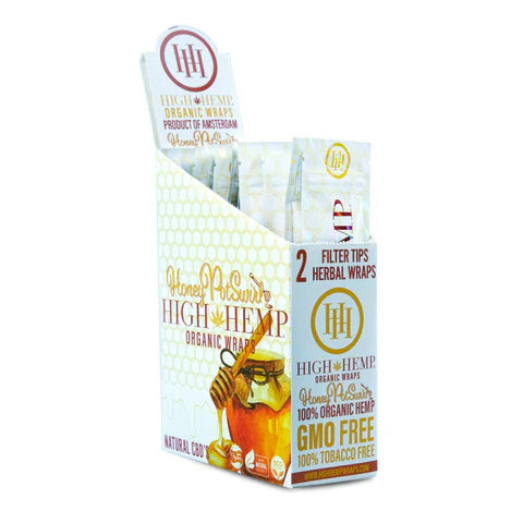 High Hemp | Organic Wraps Wraps – 2 Count (25 Packs / Box).
