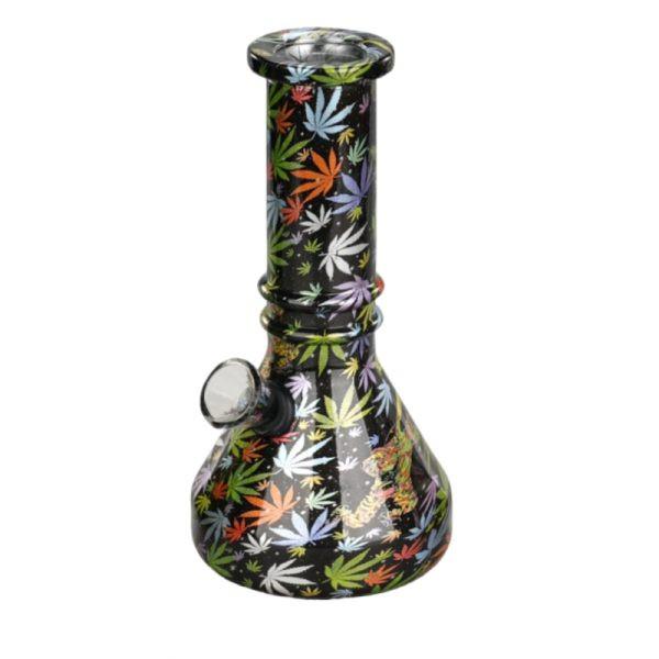 6″ Vivid Vault Beaker Mini Glass Bong – [JBLMIN-08-5]