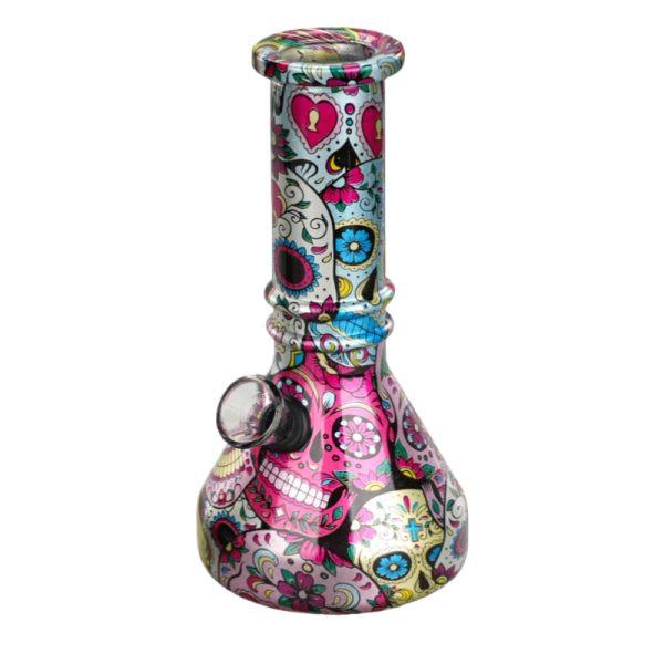 6″ Vivid Vault Beaker Mini Glass Bong – [JBLMIN-08-5]